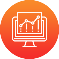 analytics performance icon