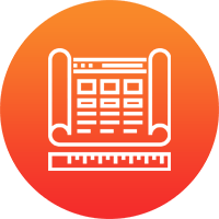 copy writing content creation icon